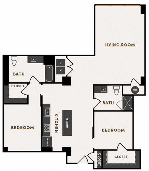 floor plan photo of the junction at white stone station in menomonee falls, wi